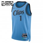Los Angeles Clippers Trikot James Harden Nike 2024-25 City Edition Blau Swingman - Kinder